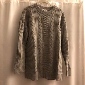 Uniqlo cable knit sweater
